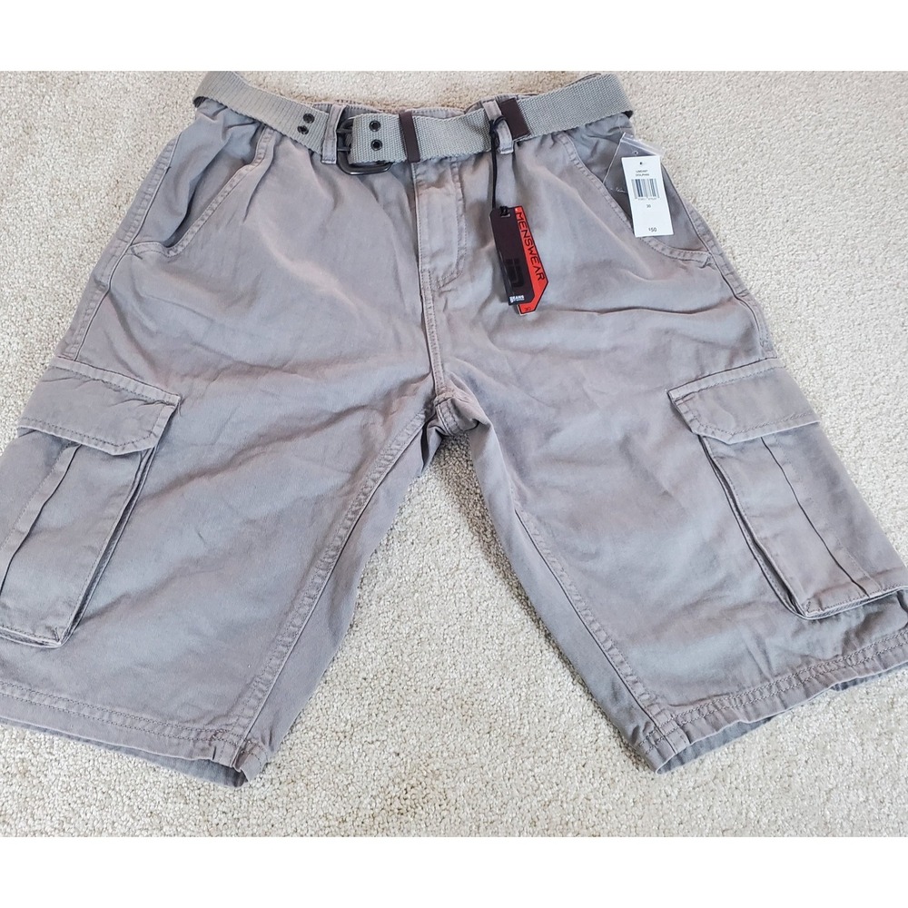 i-jeans by Buffalo Men's‎ Cargo Shorts Tan Size 30 Belted With 6 Pockets NWTGS